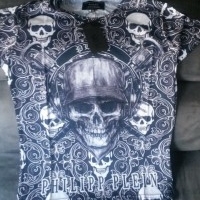 Marken T-Shirts von Philipp Plein, Full Pannic, 