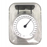 100x Analoge Mini Küchenwaage Transparent (1000g)