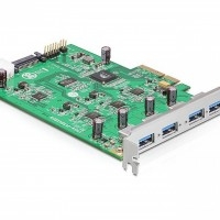 Delock USB3.0 4 x external USB 3.0-A (Quad Channel) PCI-E x4