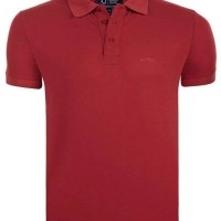 Armani Jeans Herren T-Shirt Bordeaux | Restposten und Grosshandel