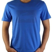 Lacoste Herren T-Shirt Rundhalsausschnitt Crocodile Brand Saxblau | Restposten und Grosshandel