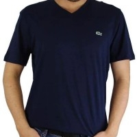 Lacoste Herren T-Shirt V-Ausschnitt Navy | Restposten und Grosshandel