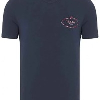 Prada Herren T-Shirt Rundhalsausschnitt Navy | Restposten und Grosshandel