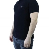 Gant Herren Polo-Shirts Schwarz | Restposten und Grosshandel