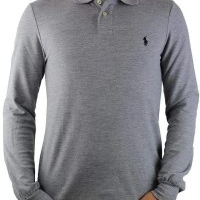 Ralph Lauren Herren Polo-Shirts Small Pony Grau | Restposten und Grosshandel