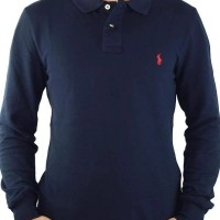 Ralph Lauren Herren Polo-Shirts Small Pony Navy Red | Restposten und Grosshandel